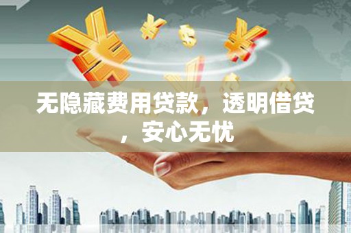 酒泉无隐藏费用贷款，透明借贷，安心无忧