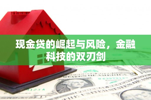 酒泉现金贷的崛起与风险，金融科技的双刃剑