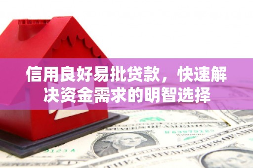 酒泉信用良好易批贷款，快速解决资金需求的明智选择