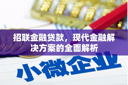 酒泉招联金融贷款，现代金融解决方案的全面解析