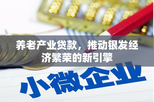 酒泉养老产业贷款，推动银发经济繁荣的新引擎