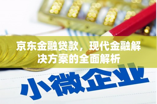 酒泉京东金融贷款，现代金融解决方案的全面解析