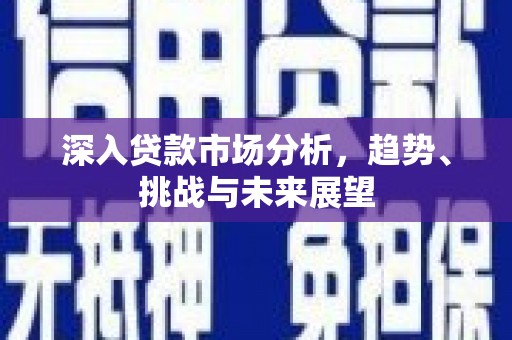 酒泉深入贷款市场分析，趋势、挑战与未来展望