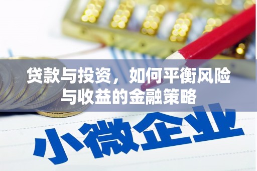 酒泉贷款与投资，如何平衡风险与收益的金融策略