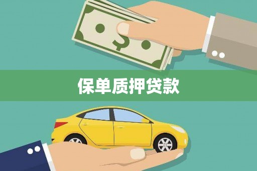 酒泉保单质押贷款